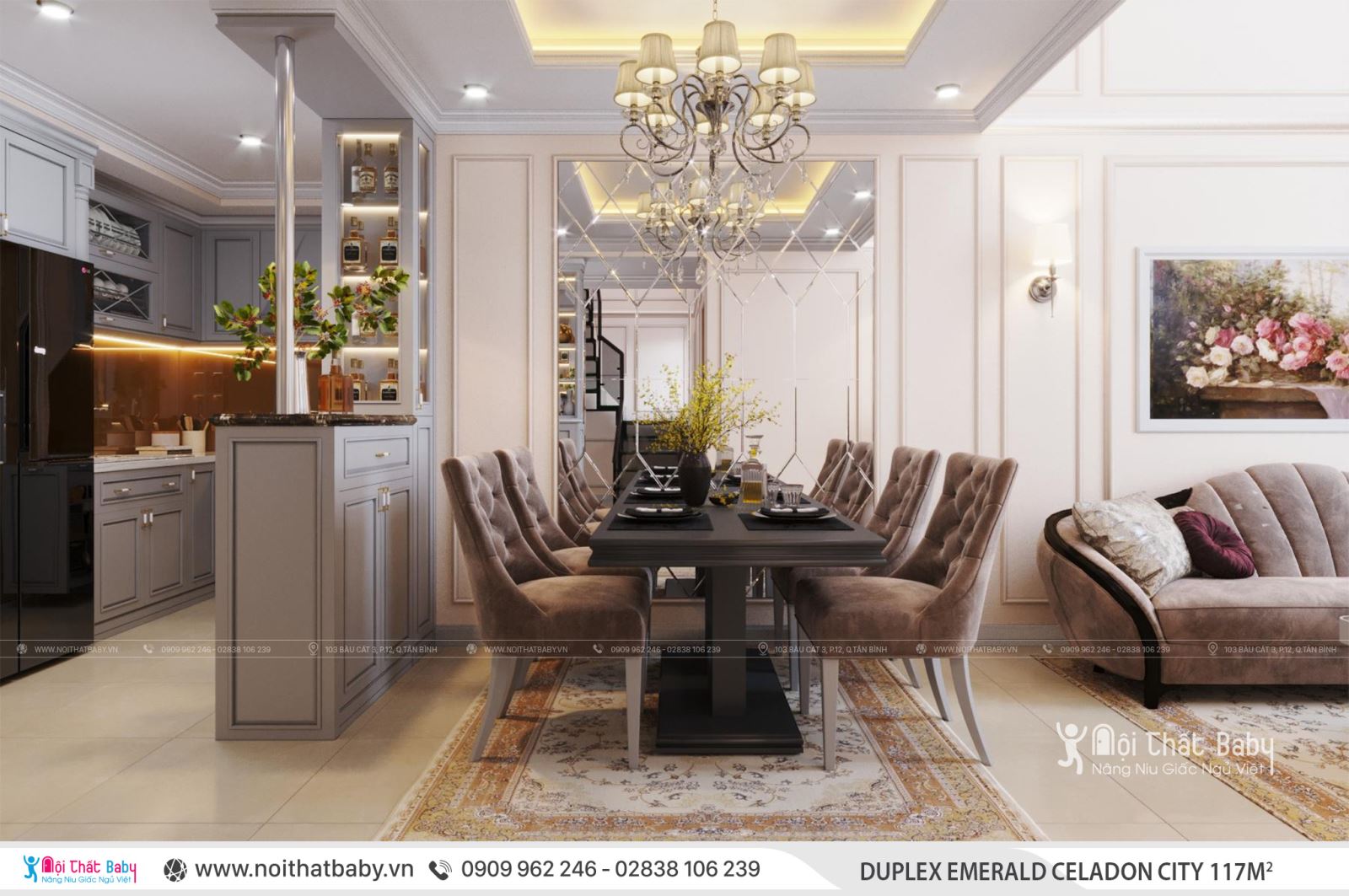 Tổng hợp các mẫu thiết kế nội thất Chung cư Emerald Celadon City